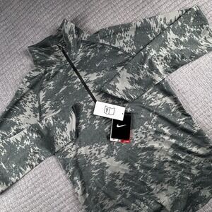 NWT Nike Dri-Fit Running Jacket Womens M Camo Element Therma Sphere Pullover
